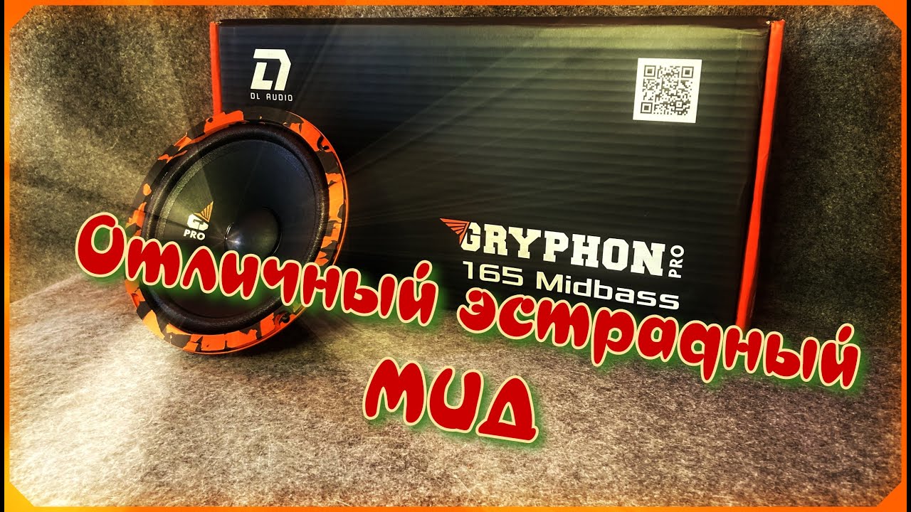 Обзор Эстрадной акустики DL Audio ™ Gryphon Pro 165 Midbass