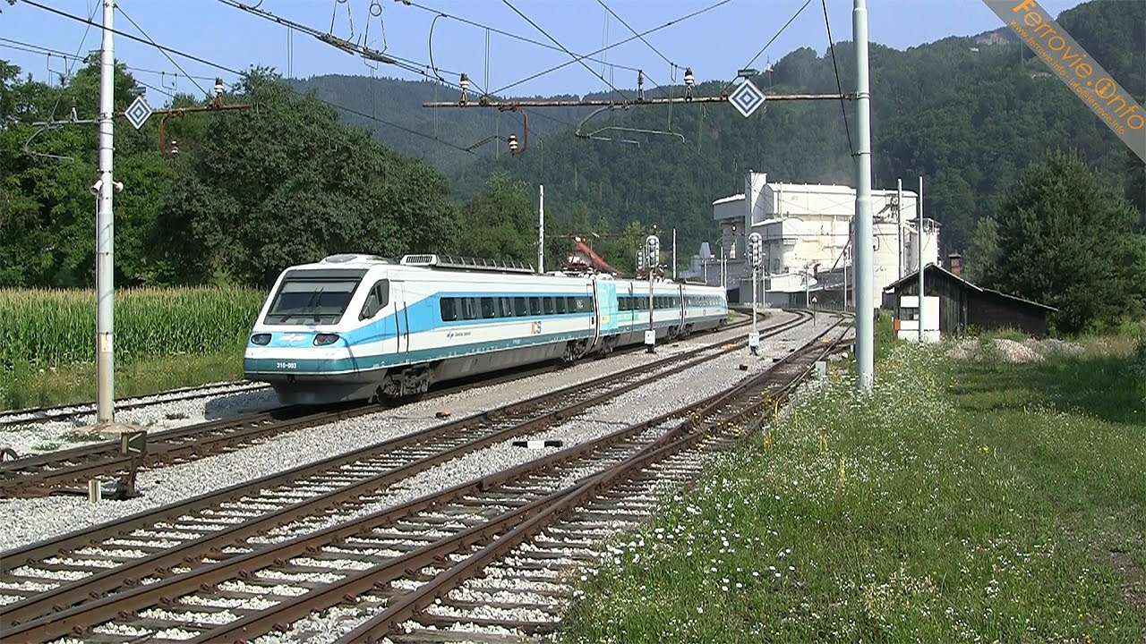 310 SŽ in corsa presso Kresnice - 310 SŽ running near Kresnice