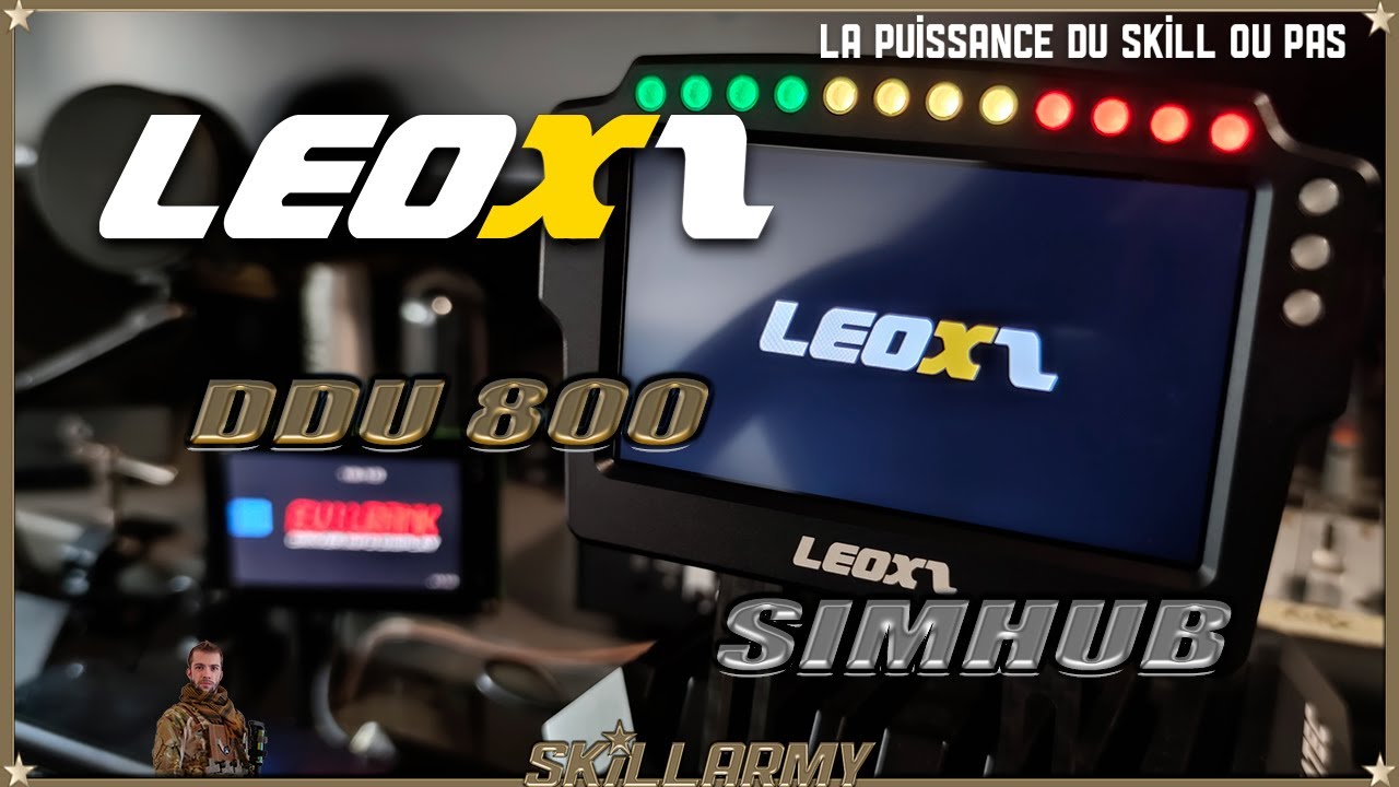 DASHBOARD LEOXZ DDU 800 Mise en marche SIMHUB
