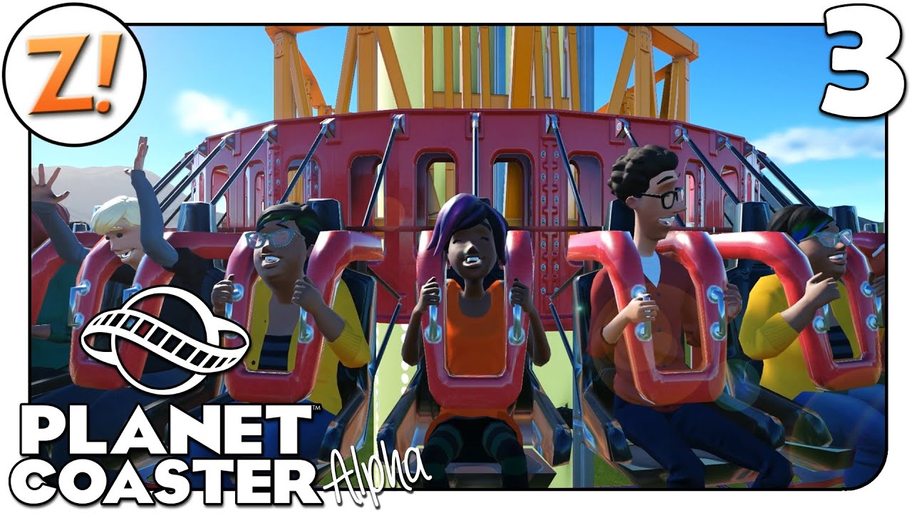 Planet Coaster [Alpha]: Das lustige Klo neben dem Freefall-Tower #3 | Let's Play ★ [GERMAN/DEUTSCH]