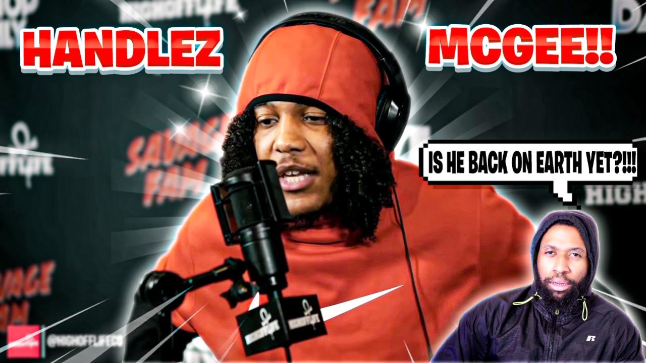 Что за хрень... Хэндлез Макги ПОДНИМАЕТ ПЛАНКУ БЕЗУМНОЙ игрой слов! | #HighOffLife Freestyle 053 ...