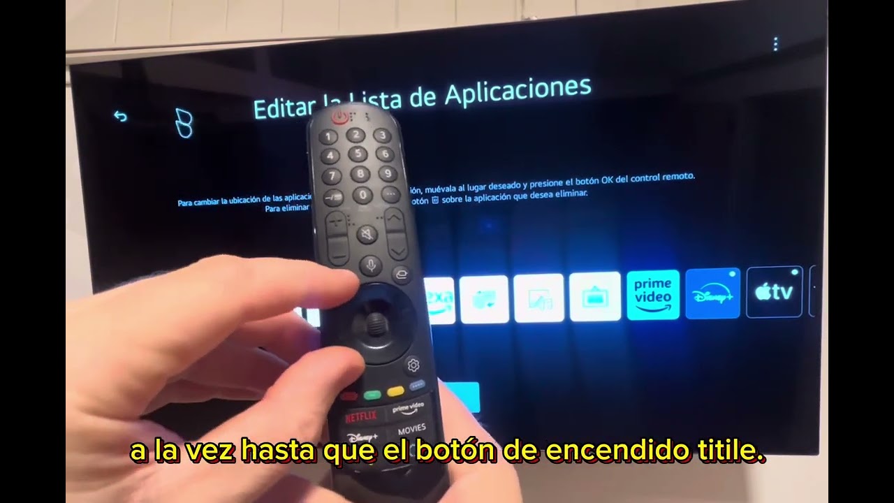 C&oacute;mo enlazar/configurar control magic a TV LG