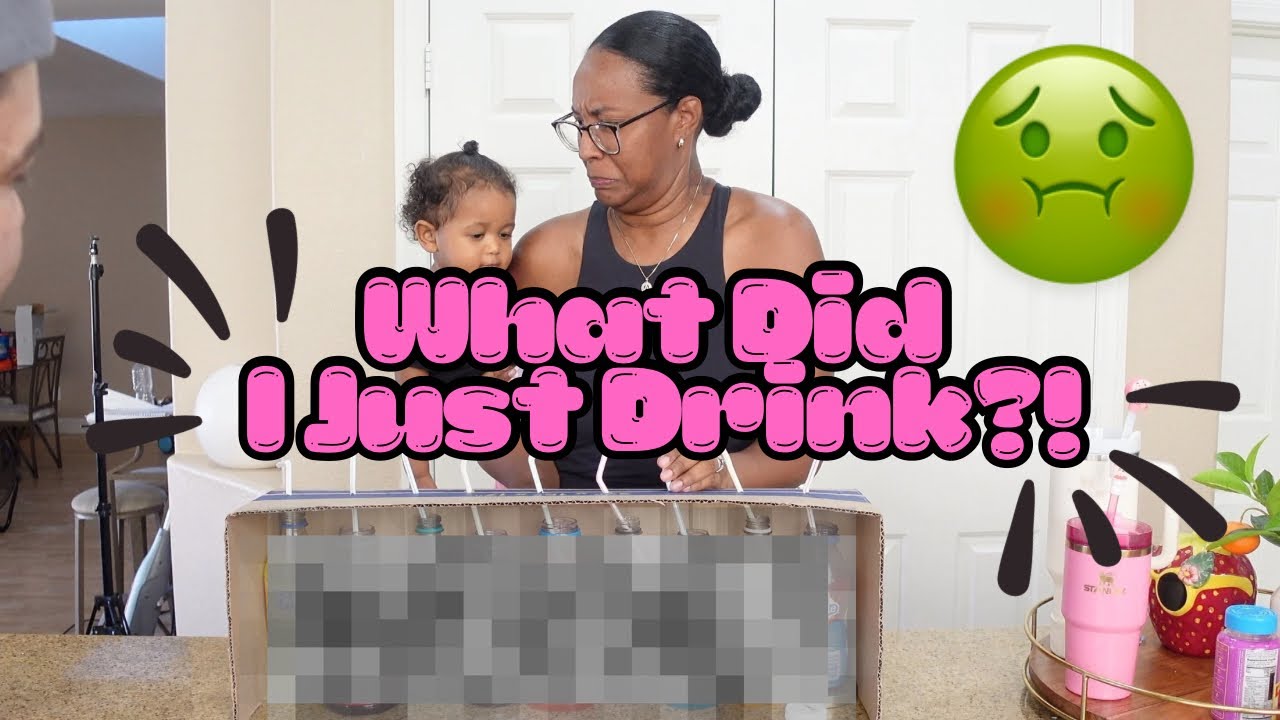 Family Guess the Drink Challenge | Hilarious Taste Test! 😂