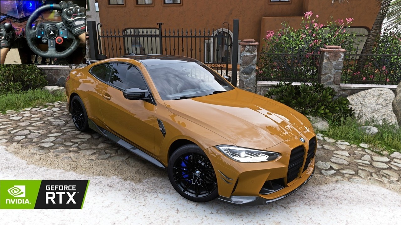 BMW M4 G82 Competition - Forza Horizon 5 | Logitech G29 Steering Wheel Gameplay 