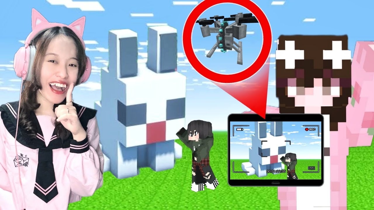 Build Battle Tapi Aku Pakai Drone! [Minecraft Indonesia]
