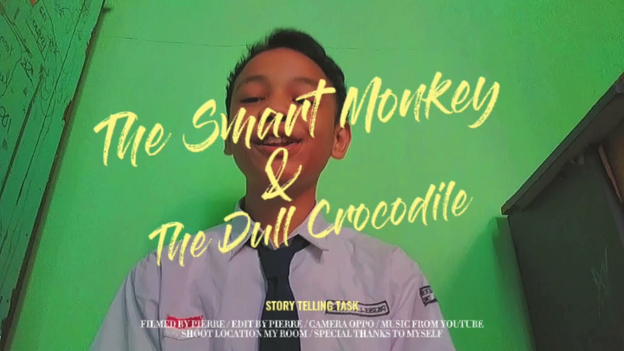 The Smart Monkey And The Dull Crocodile | Narrative Text With Generic Structure Task 9th Grade