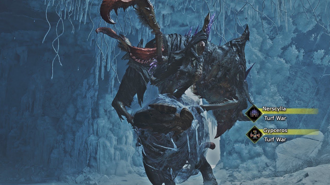 New Nerscylla vs Gypceros Turf War - Monster Hunter Wilds