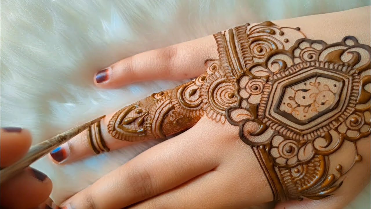 New Beautiful Mehndi Design back side|simple trending Mehndi Design|Mehndi ka Design|mehendi designs