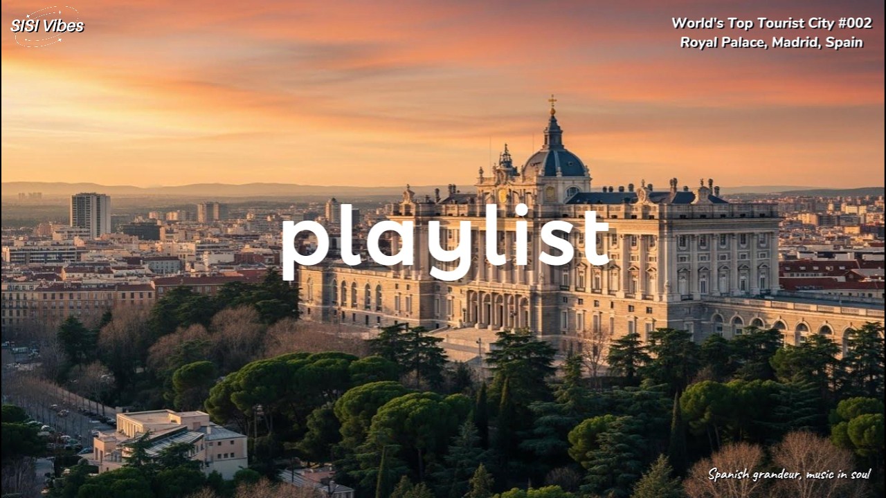 Playlist 🏰 Madrid | 기분 전환이 필요할 때, 노을 지는 마드리드 왕궁을 걷는 듯한 상쾌한 팝송