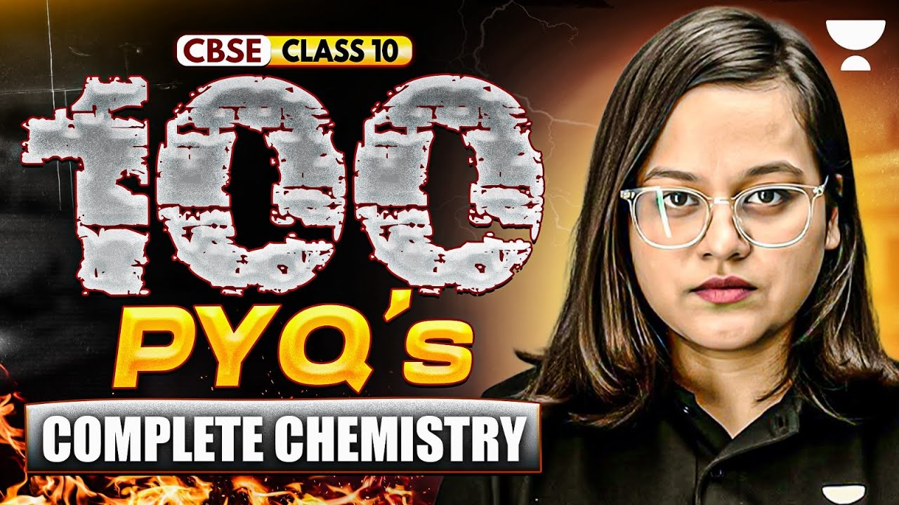 Class 10 Science 2026 | Complete Chemistry Top 100 PYQs | Nikita Ma'am