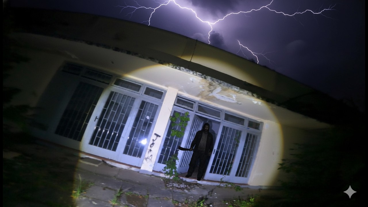 FOMOS RECEBIDOS POR ALGUÉM MISTERIOSO DENTRO DESSE ENORME LUGAR ABANDONADO 