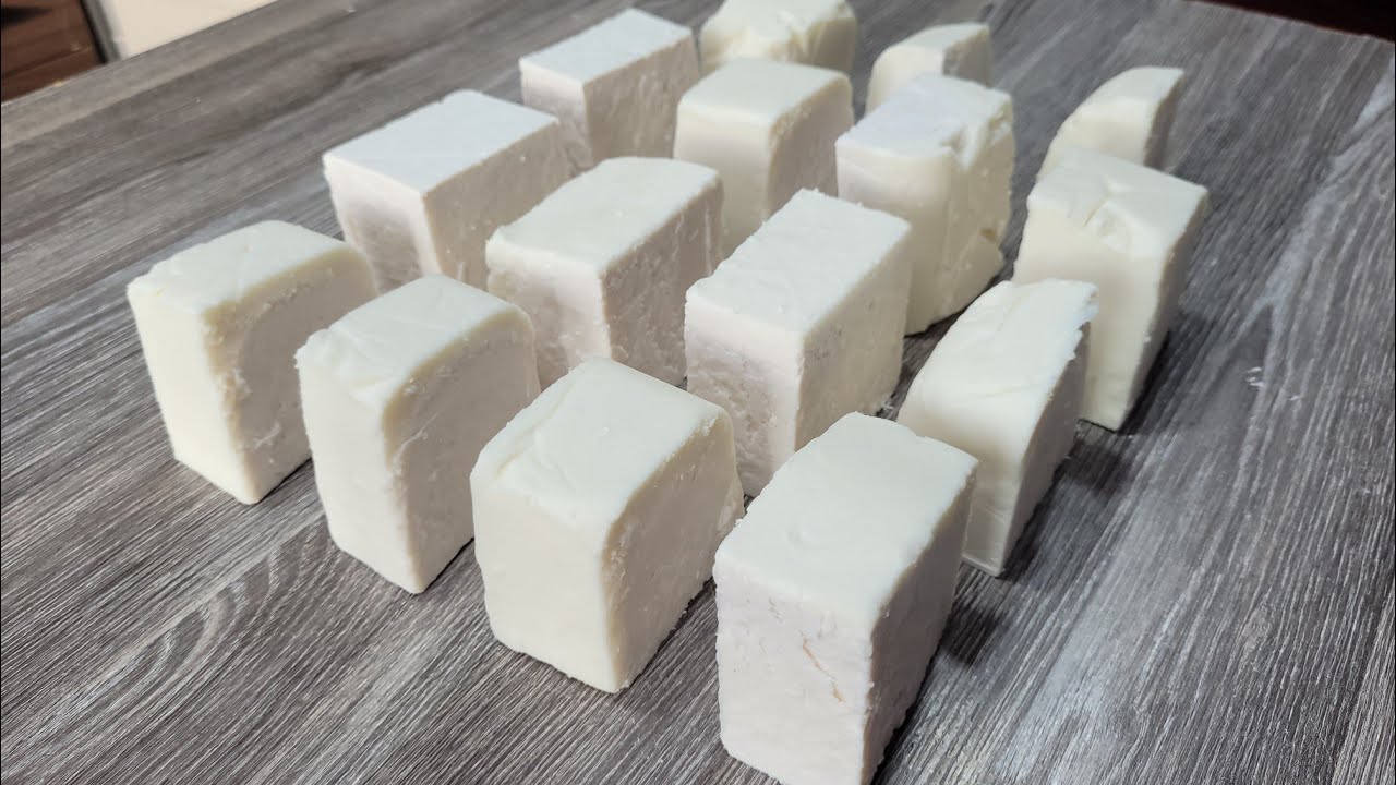 15 Barras de Sabão Caseiro de Água Oxigenada com Apenas 2L de Óleo usado
