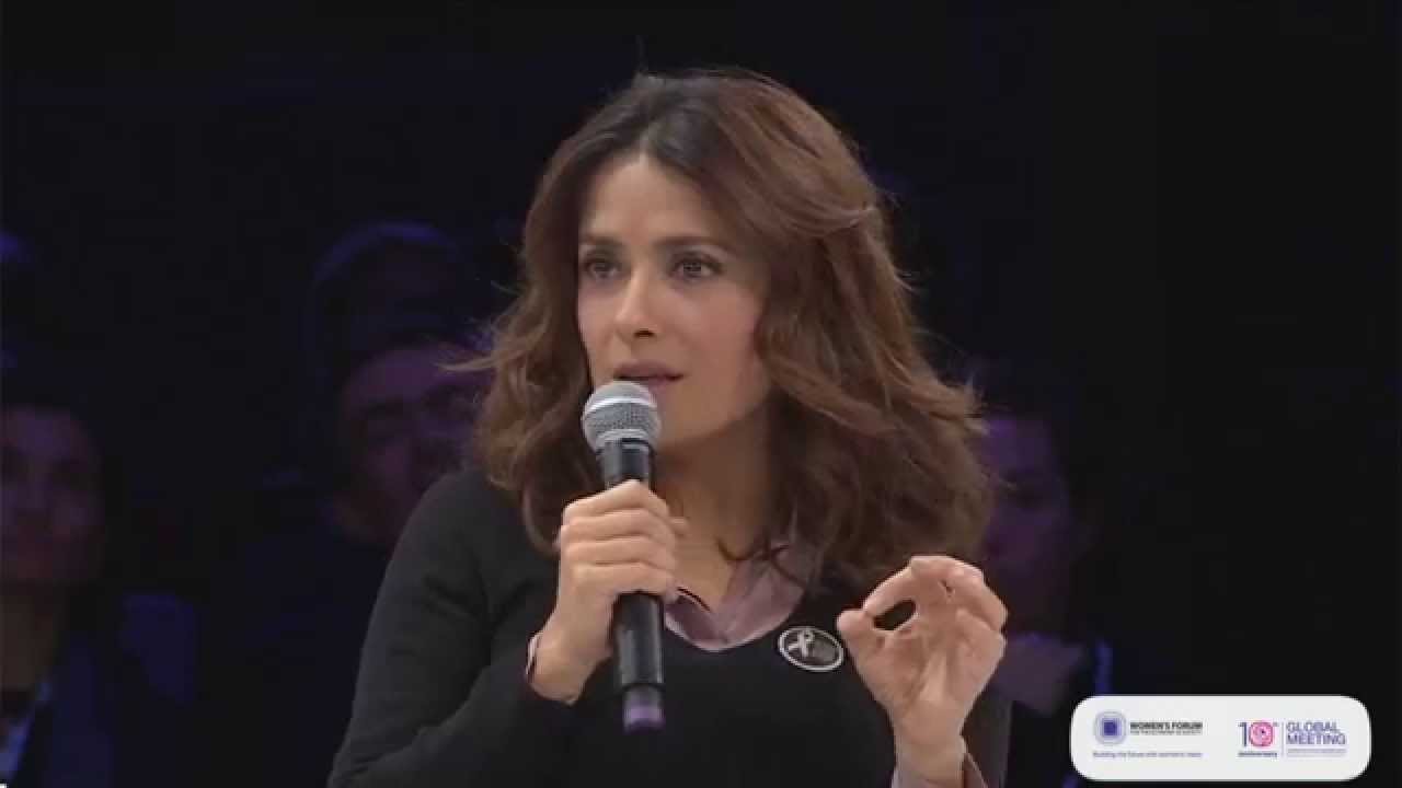 #WF14 - For justice for all women with Salma Hayek Pinault
