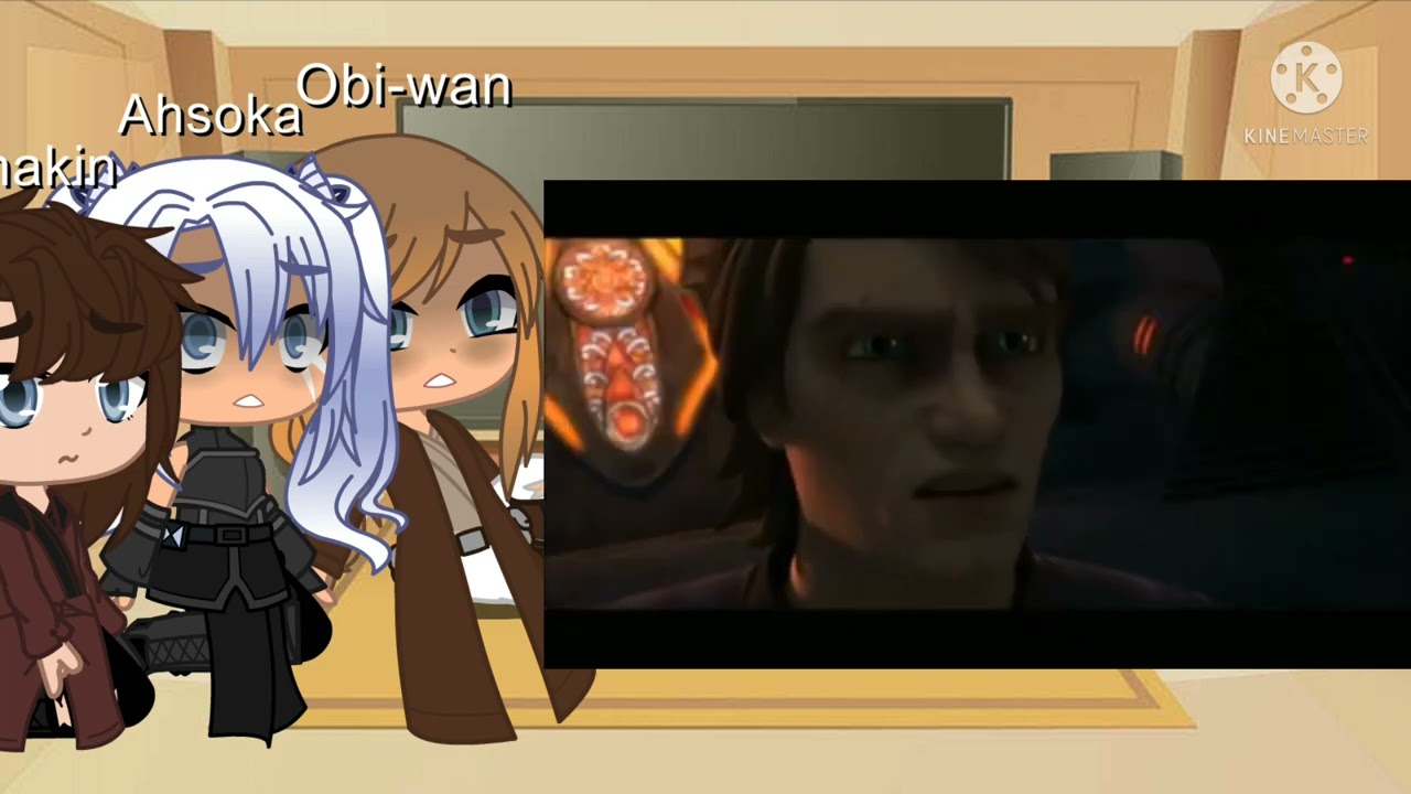 |Ahsoka, Anakin, and Obi-wan React To a Tribute| Requested|