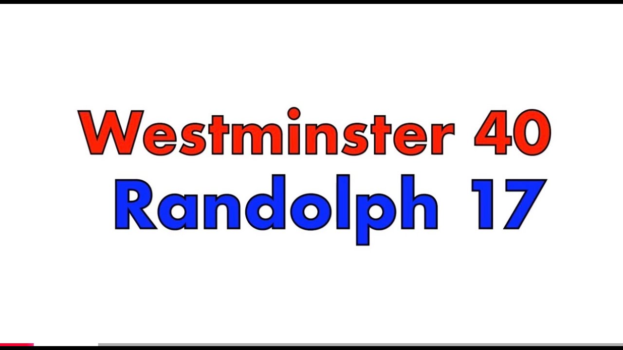 Westminster 40 Randolph 17 girls - 1/16/26