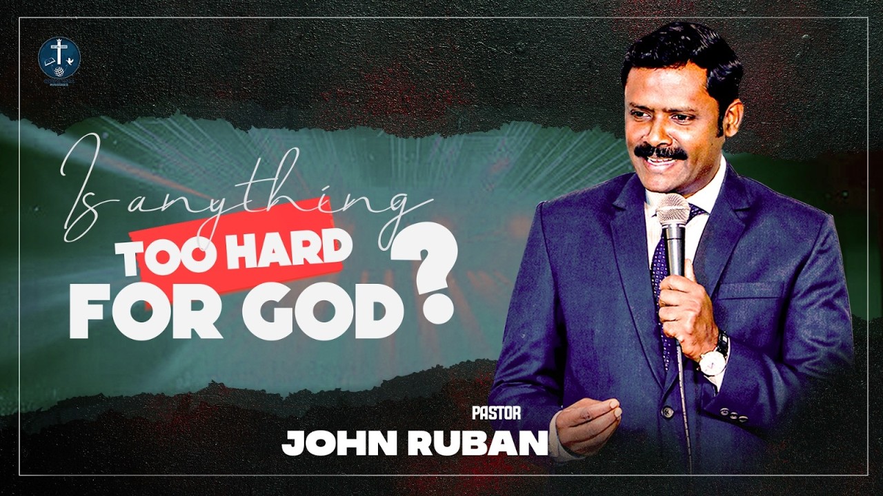 SUNDAY SERVICE | IS ANYTHING TOO HARD FOR GOD? | PAS.JOHN RUBAN | 01.03.2026
