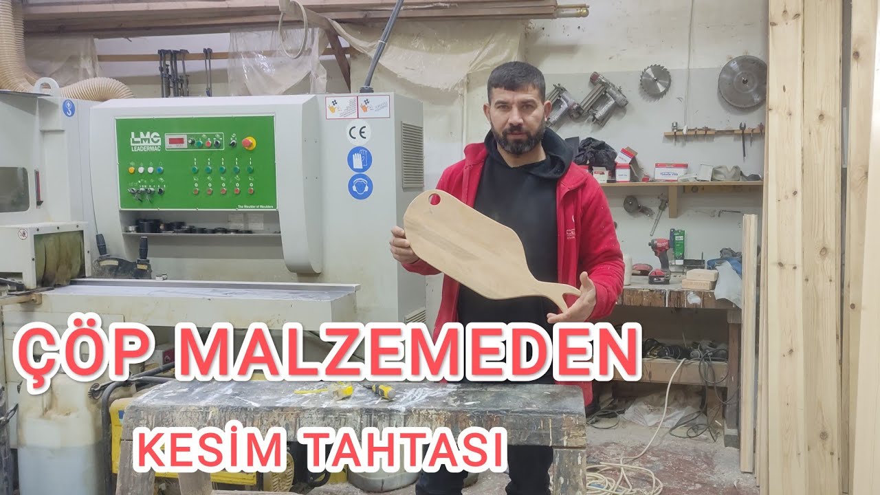 &Ccedil;&Ouml;P MALZEMEDEN AHŞAP MUTFAK KESİM TAHTASI YAPIMI,  end grain cutting boards are the best!, #wood