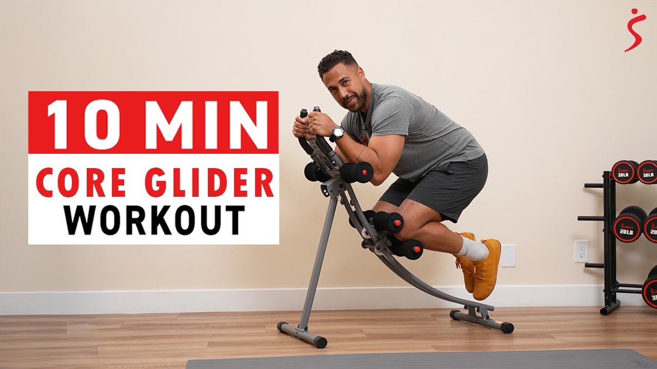 10 Minute Core Glider Workout | Total Core Burn for Summer Abs