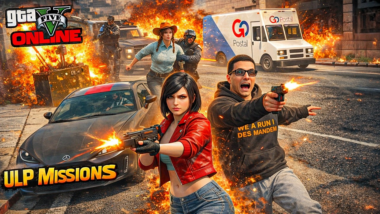 Talwinder Paglu Took Over Our ULP Missions 😭 | GTA Online Squad Chaos ft: @DeadshotSau