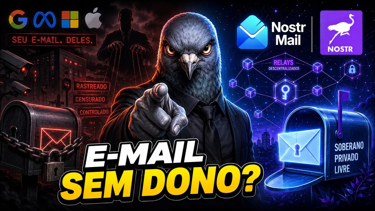 📰Nostr Mail: o e-mail que n&atilde;o ajoelha pra Big Tech