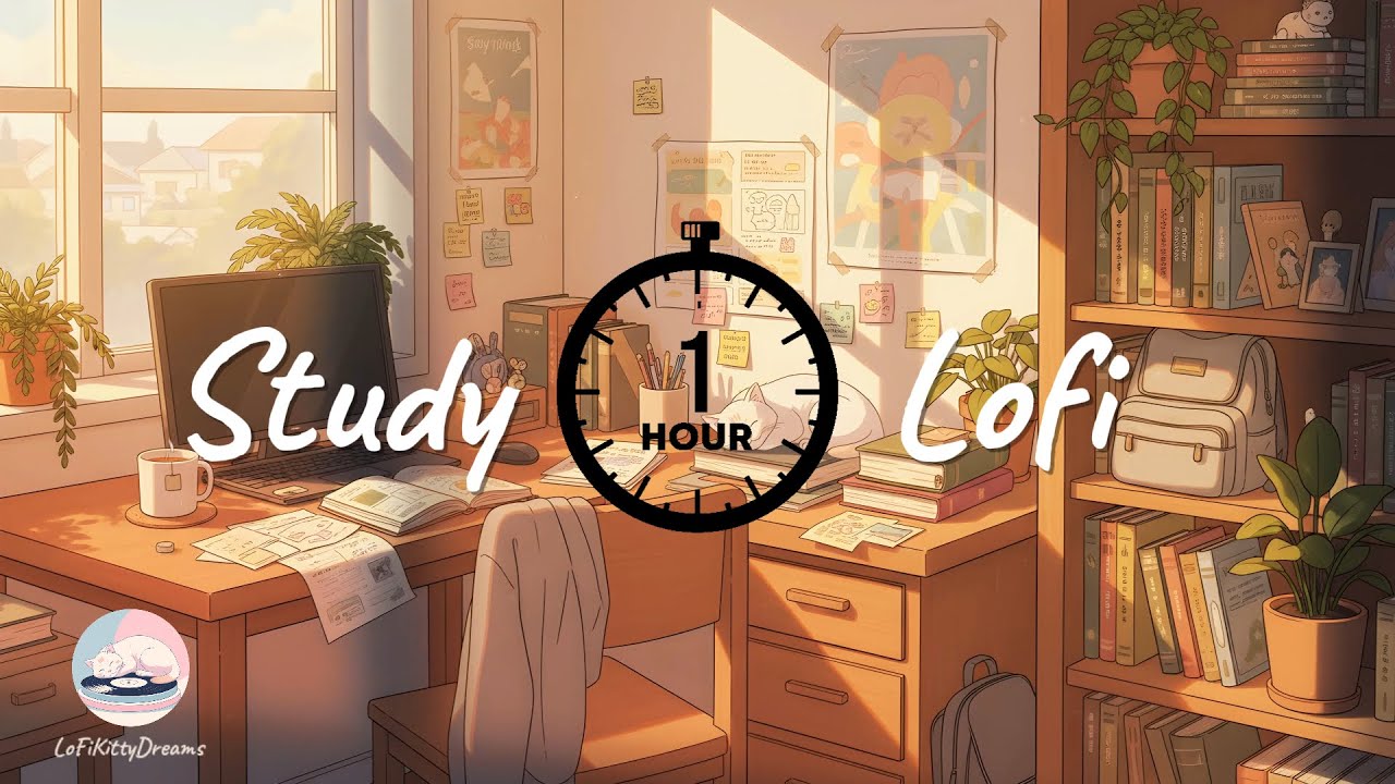 Study Lofi – 1 Hour Study With Me for Deep Focus & Productivity 📚🎧