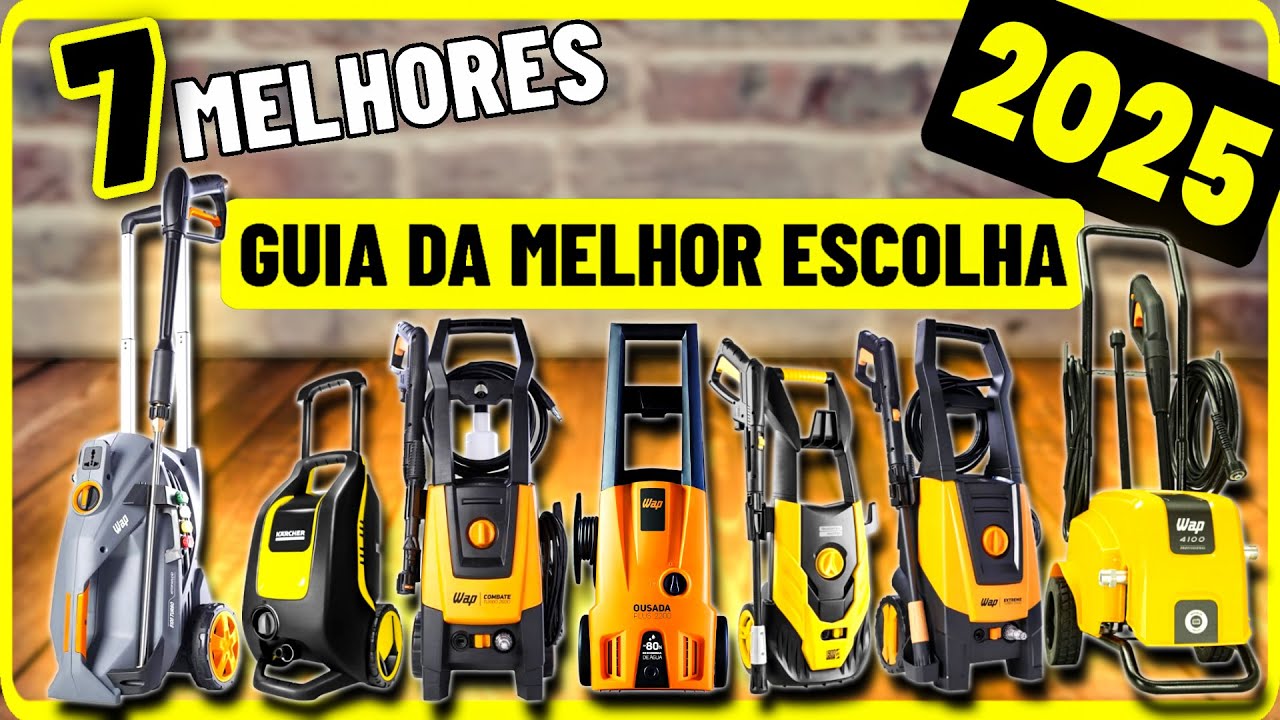 Guia 2025: As 7 Melhores Lavadoras de Alta Pressão para Comprar Sem Erro