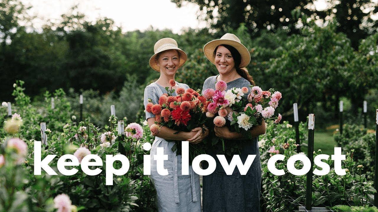 How to keep costs low when starting a flower farm
