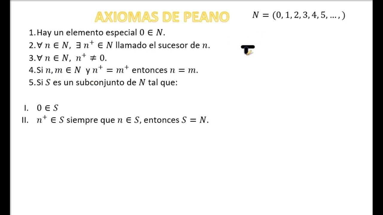 Axiomas de Peano