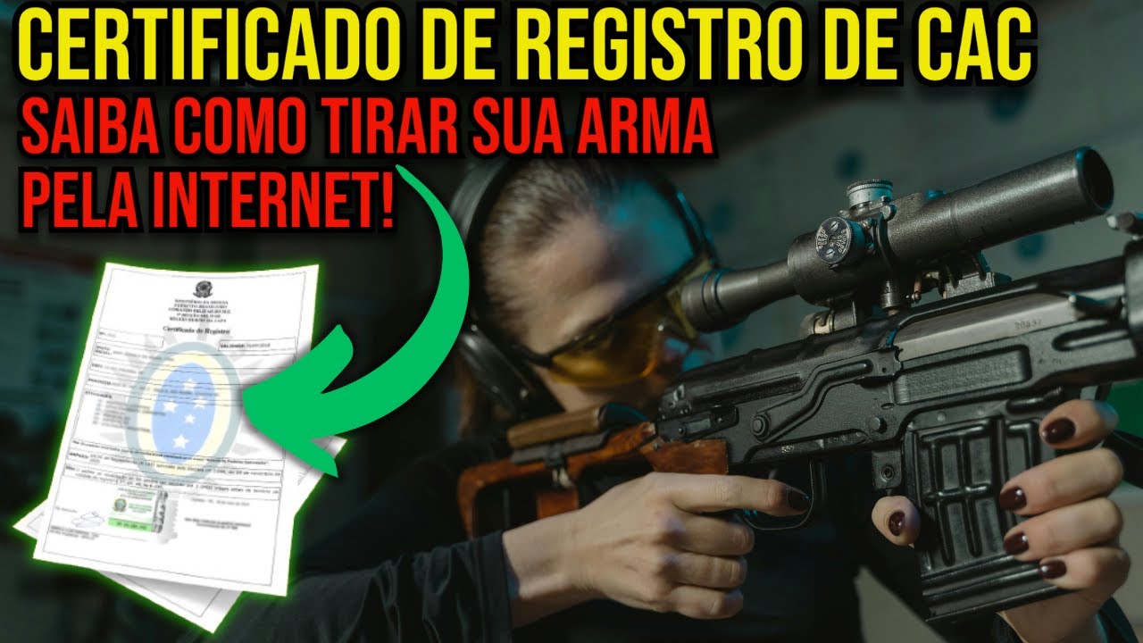COMO TIRAR CR DE CAÇADOR, ATIRADOR E COLECIONADOR (Certificado de Registro CAC)? 2025