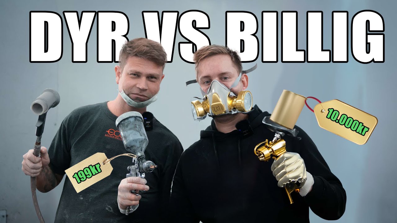 TESTAR DYR VS BILLIG LACKSPRUTA. *LACKSKOLA*