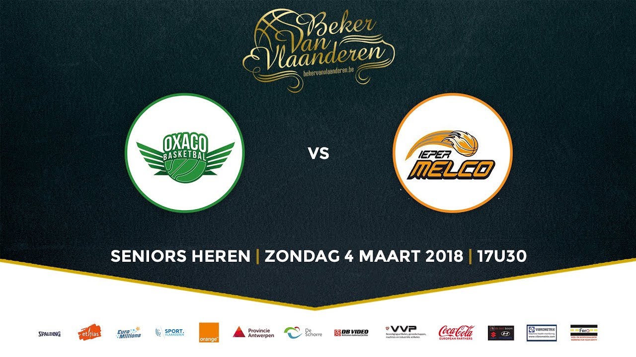 Finale #BVV2018 Seniors Heren: BBC Oxaco Boechout vs. Melco Ieper [Q3-Q4]