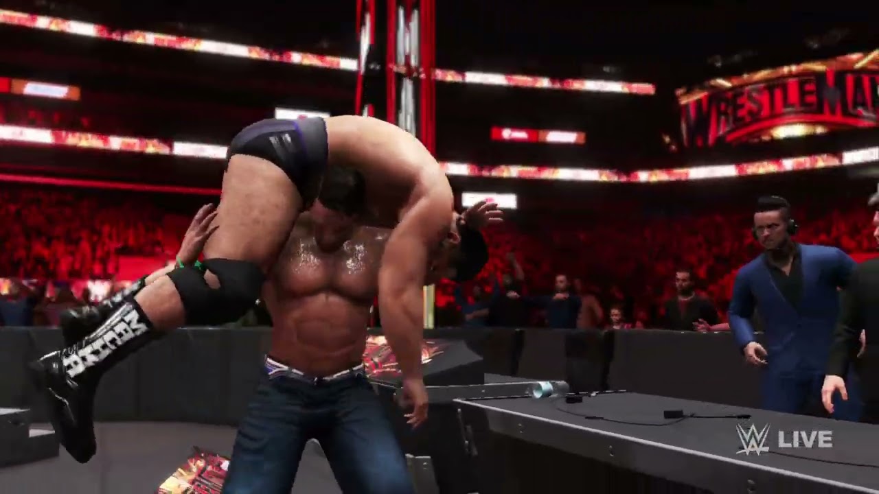 Last Man Standing🧍Match 🔥Between John Cena🔥and Rusev🔥/Wwe title match 