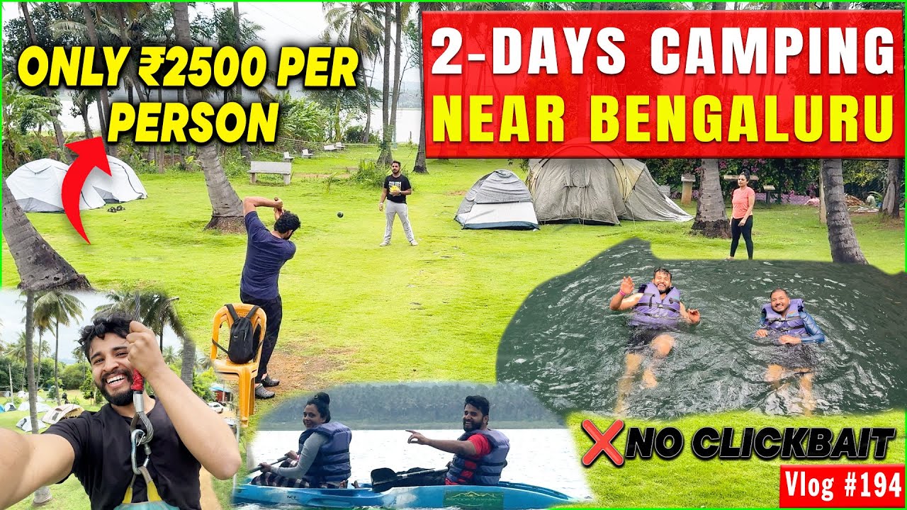 Weekend Road Trip🚗🌄 1 Hour From Bangalore | Camping, Zipline & Crazy Memories!