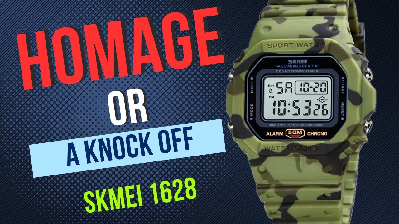 SKMEI 1628: The Affordable Homage Timepiece #skmei1628 #skmei