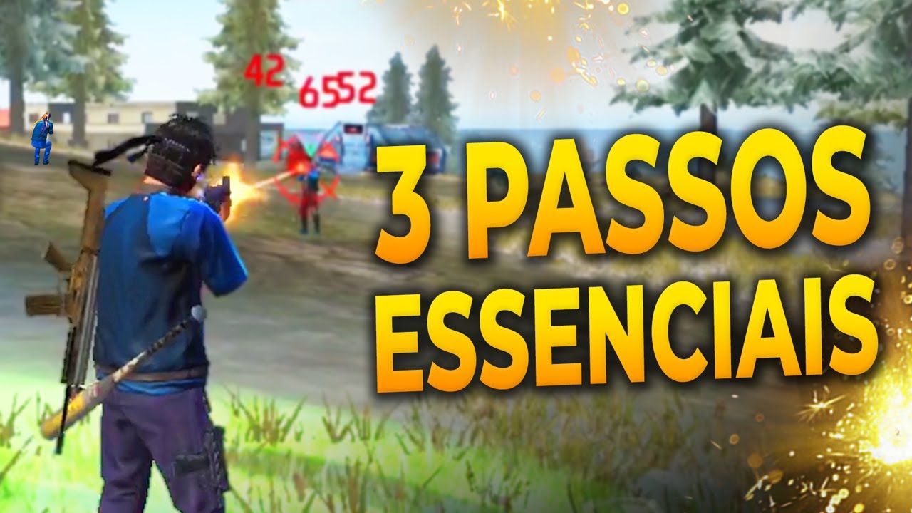 SÓ 3 PASSOS?? COMO EVOLUIR A JOGABILIDADE RÁPIDO NO FREE FIRE?! FREE FIRE DICAS