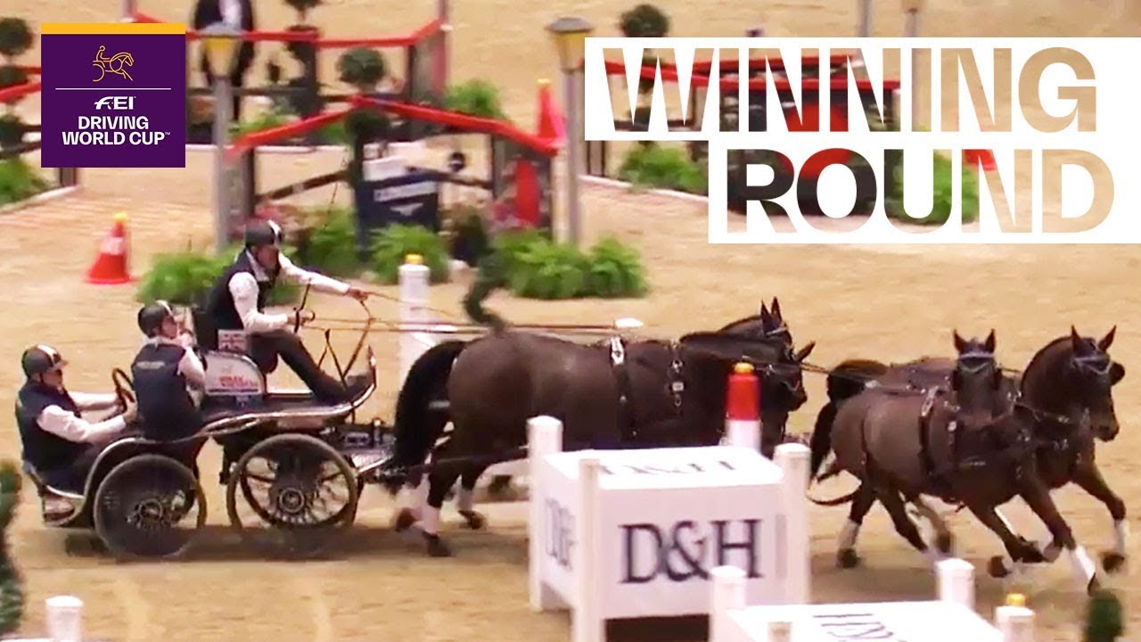 Boyd Exell strikes again at London Olympia! | FEI Driving World Cup™