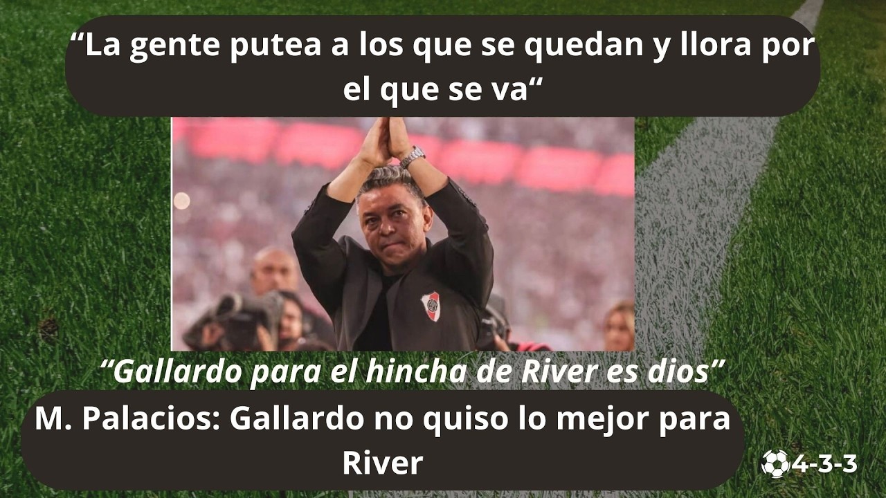 Marcelito Palacios cuestiona el gesto de Gallardo al irse | Leo Farinella defiende a MG