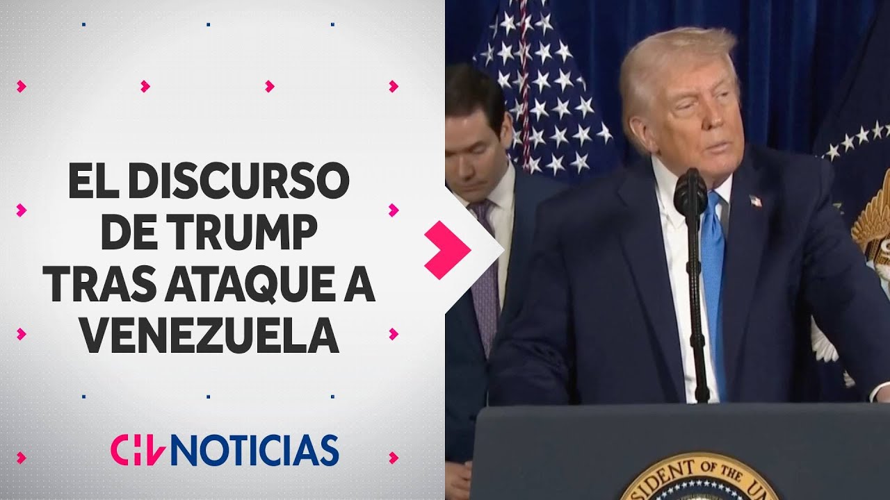 As&iacute; fue el discurso de Trump tras intervenci&oacute;n en Venezuela: 