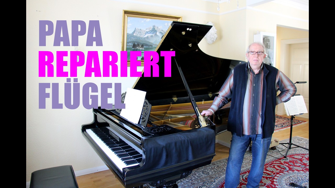 Papa repariert seinen neuen (100 Jahre alten) Flügel - TEIL 1
