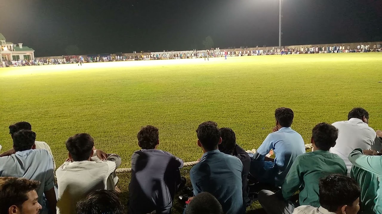New Pakistan cricket stadium in Kallur kot bhakkar first cricket match.