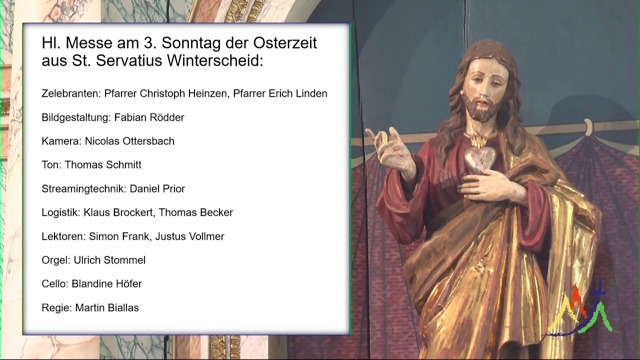 Heilige Messe am 3. Sonntag der Osterzeit - Katholischer Gottesdienst live