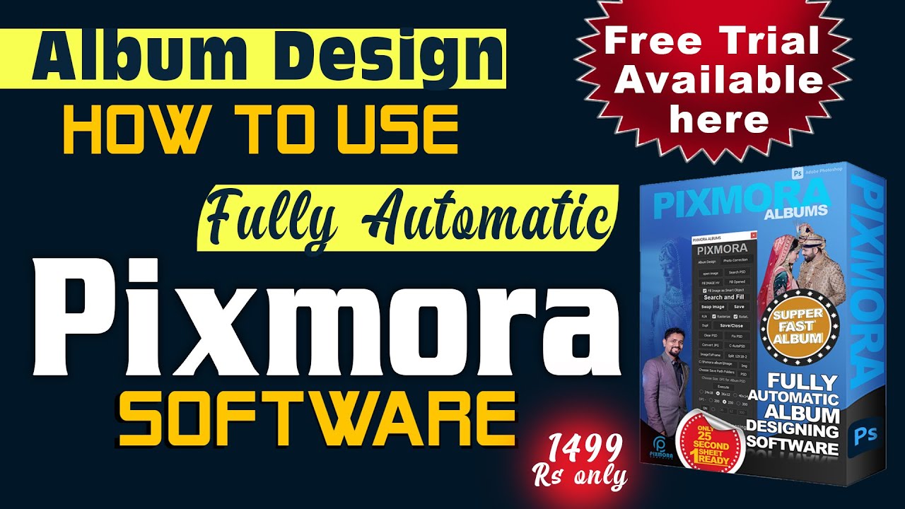 How to use Pixmora album Software full video | Pixmora Album Design Software 2024 | Photoshop 2024