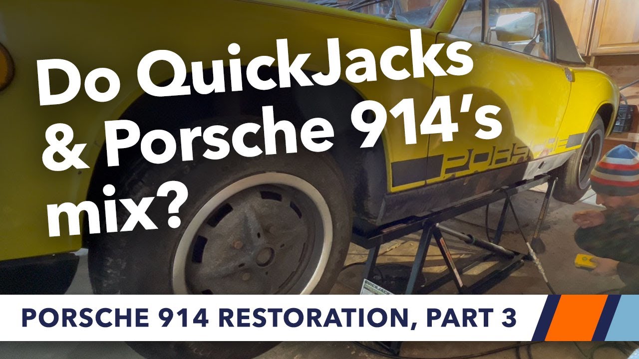 Dropping the engine in the Porsche 914