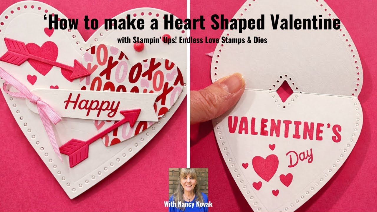 Sweet & Easy Heart Valentine 💕 | Endless Love Stamps & Dies