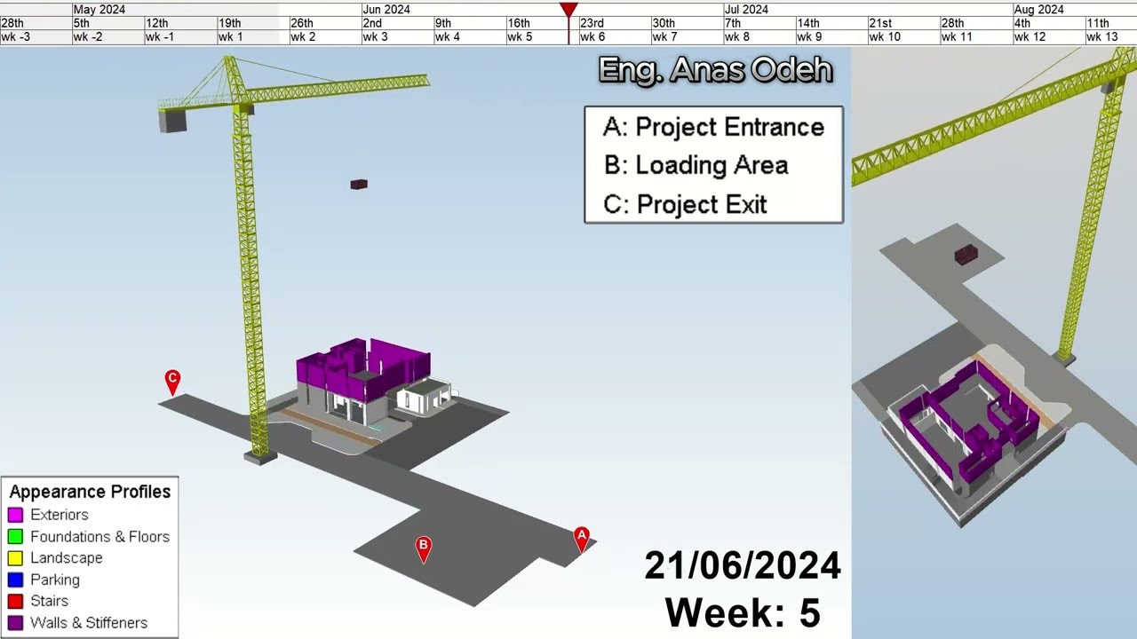 Synchro Pro 4D Animation of Residential Tower