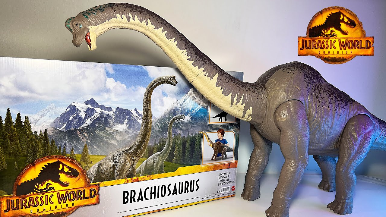 Unboxing New Jurassic World Dominion Toys BRACHIOSAURUS!