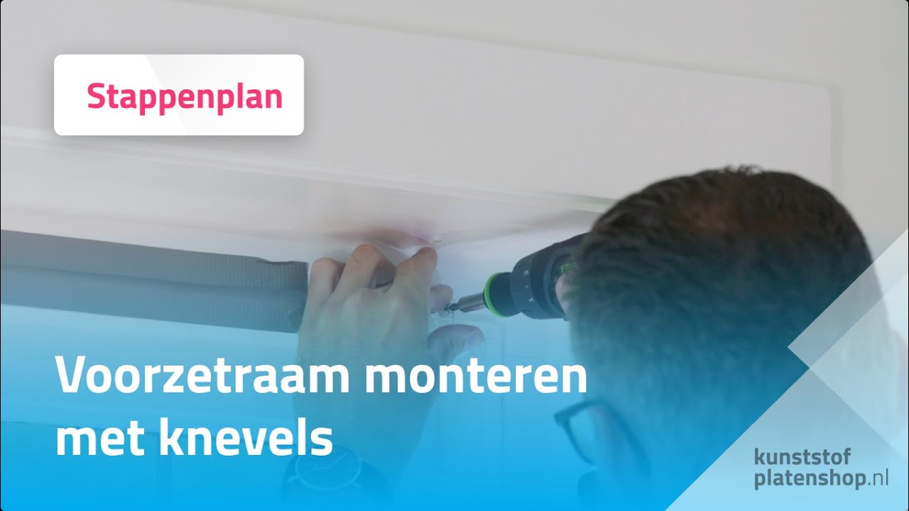 Zelf een voorzetraam maken met knevels