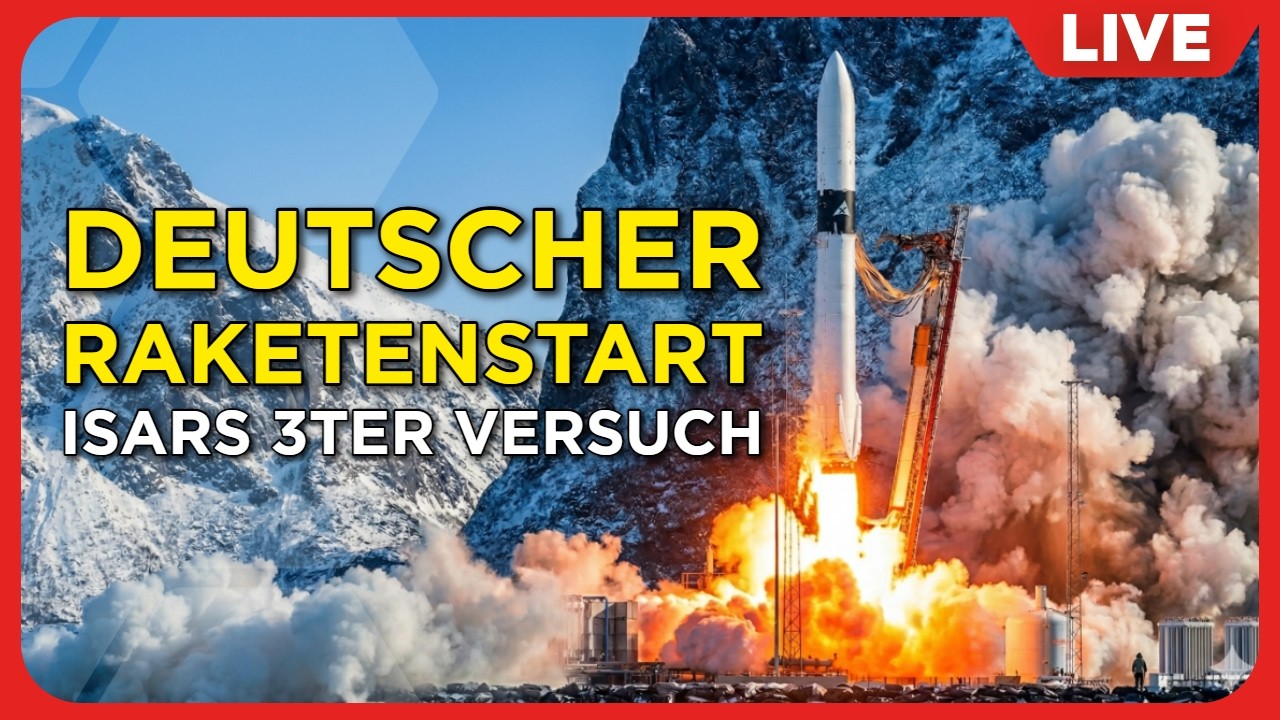 LIVE: Deutsche Raumfahrtgeschichte? 🚀 ISAR AEROSPACE 