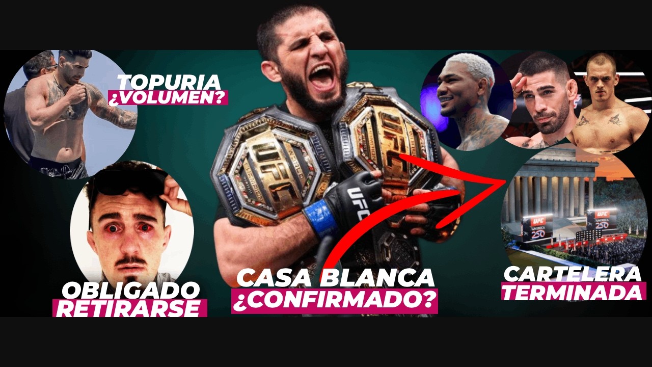 UFC CASA BLANCA está COMPLETO | Ian Garry rumbo Georgia vs Makhachev | BarbaNews