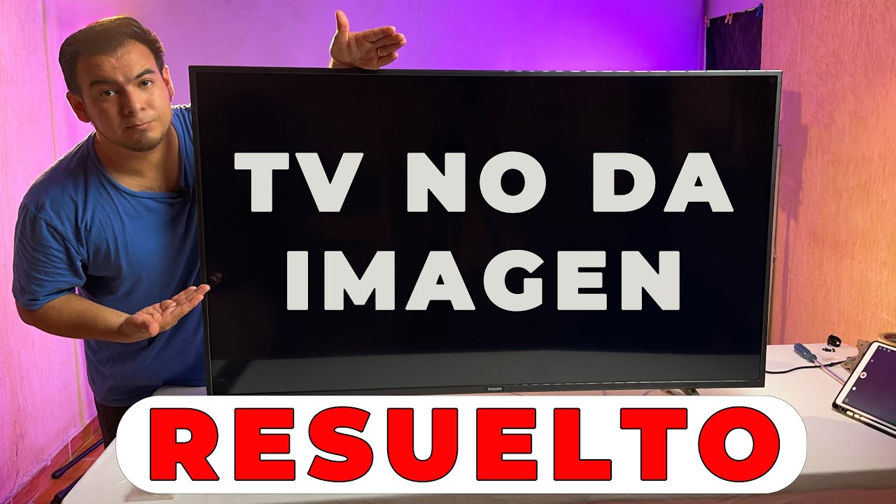 TV NO DA IMAGEN Reparación de pantalla fácil (LOS LED SI FUNCIONAN)